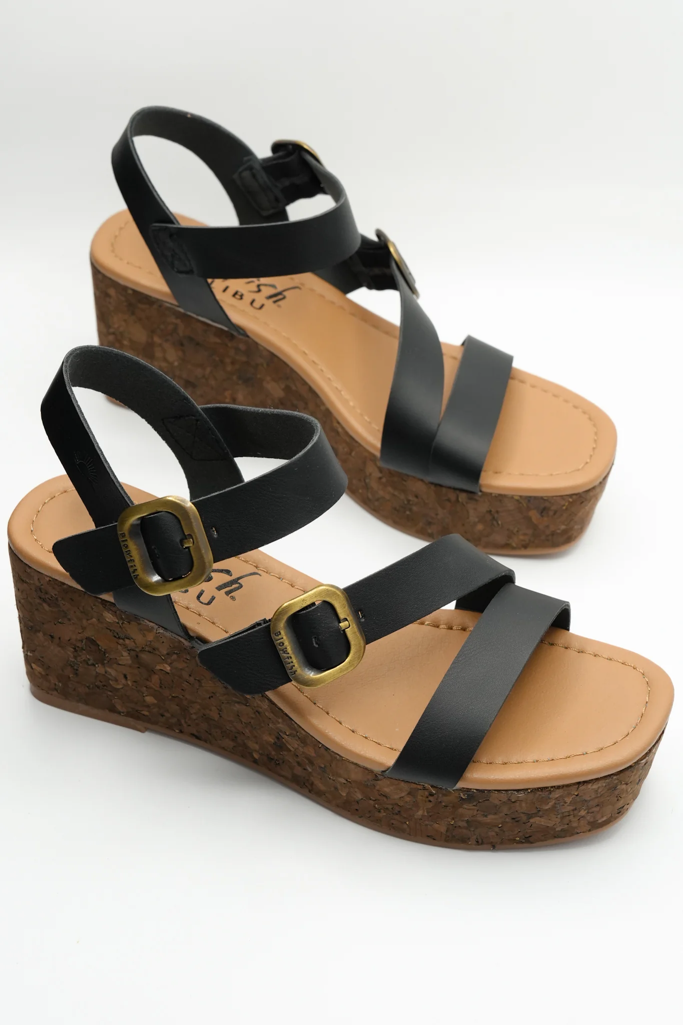Blowfish Vegan Leather Cork Platform Wedge Sandal - Image 2