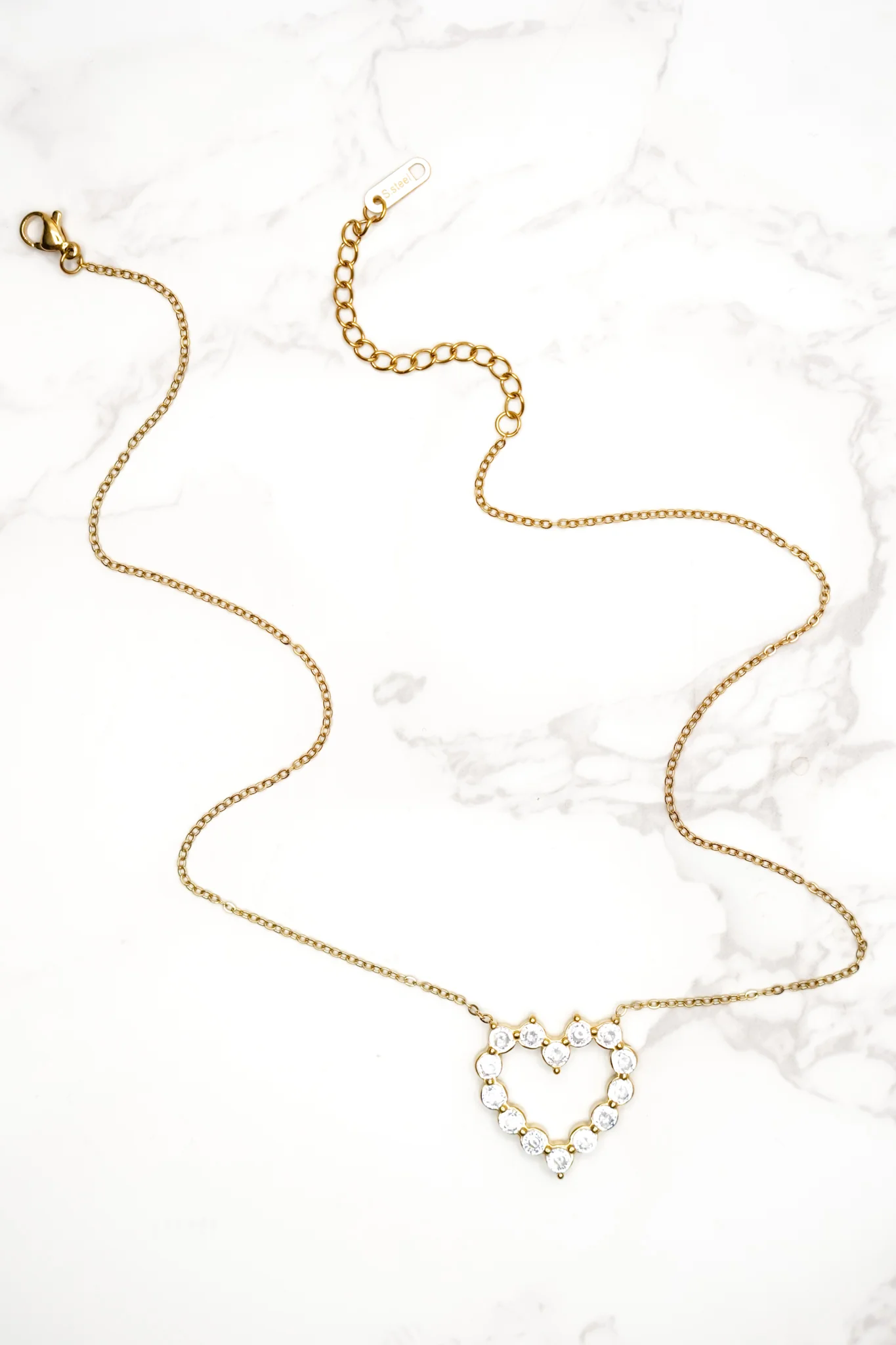 Chansutt Pearls Diamond Heart Necklace - Image 2