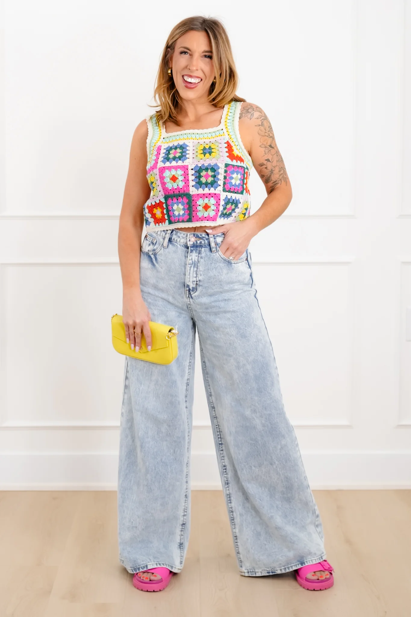 Crochet Granny Square Tank Top - Image 6