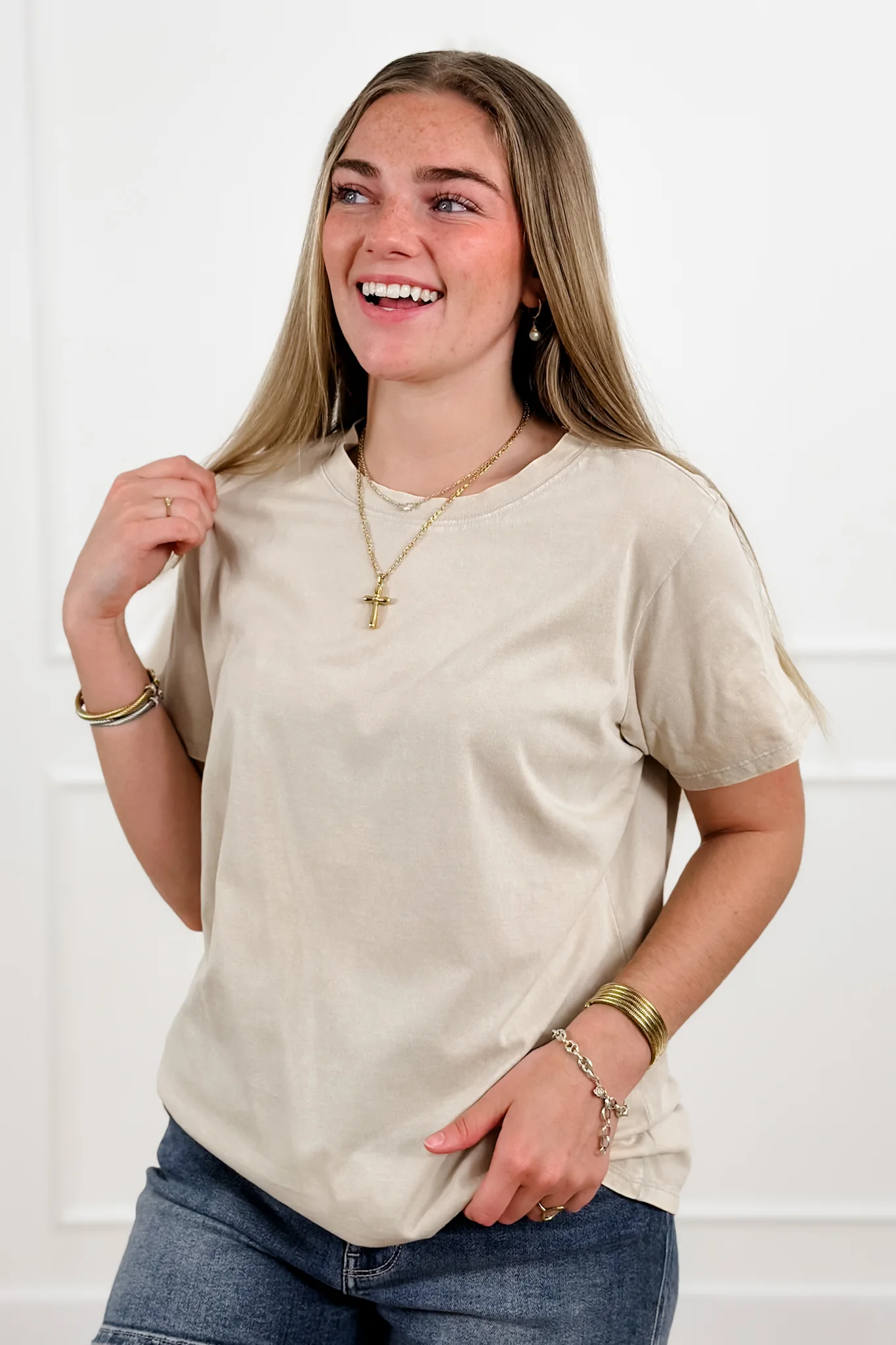 Door Buster! Zenana Washed Short Sleeve Top - Image 6