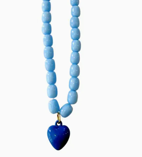 Gemelli Tyler Beaded Heart Charm Necklace - Image 6