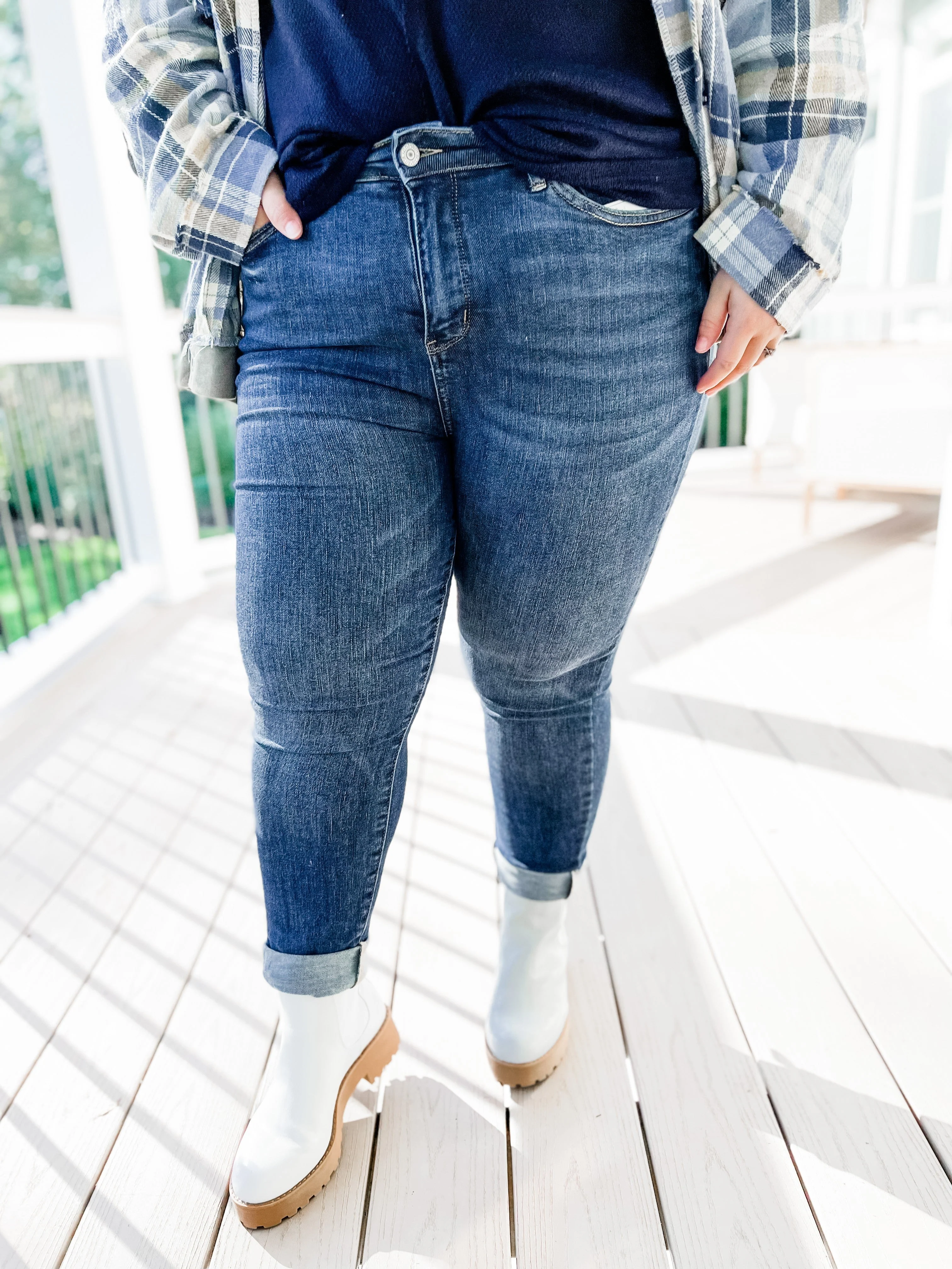 Judy Blue High Rise  Tummy Control Skinny - Image 6