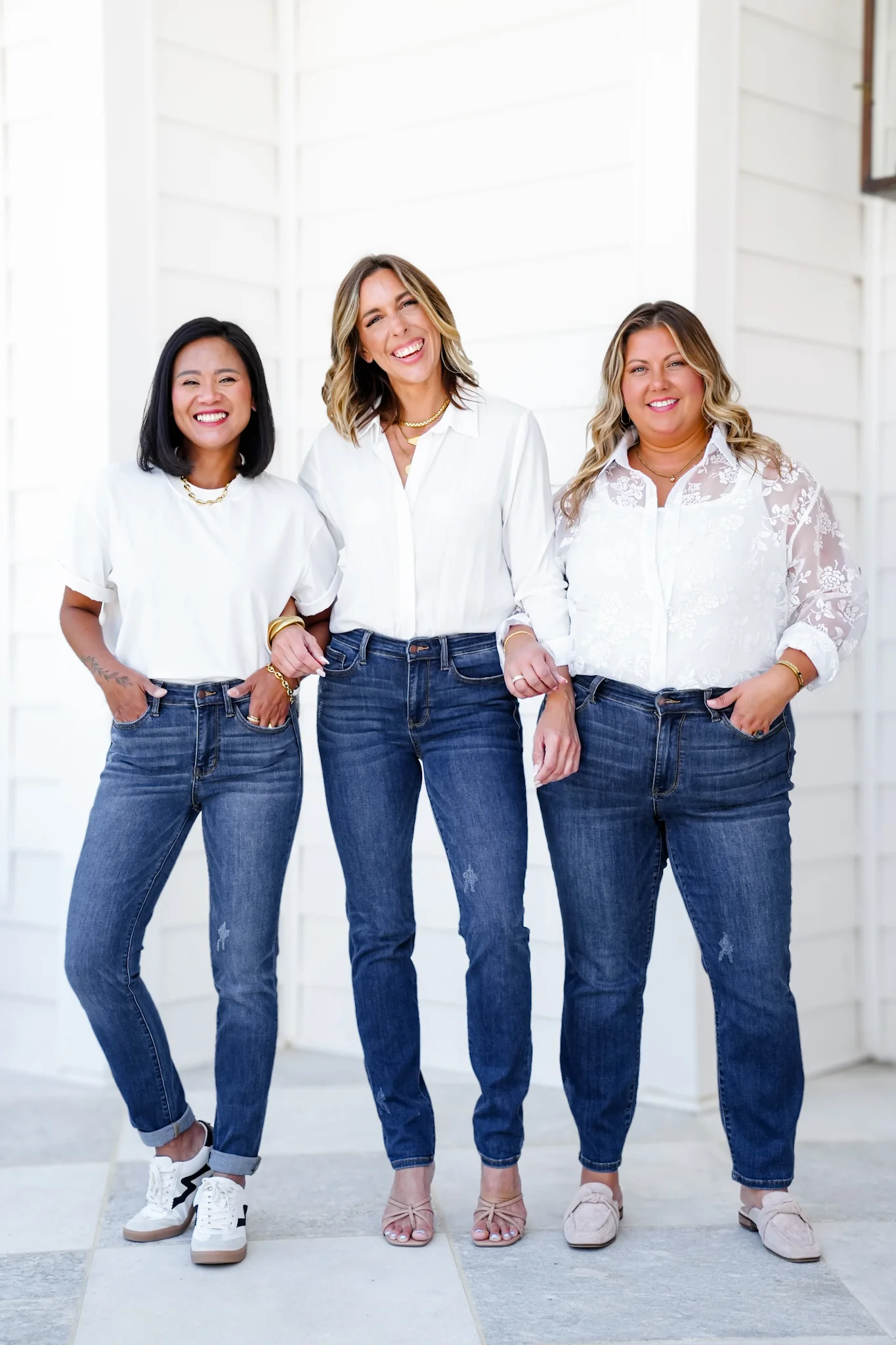 Judy Blue Meant To Be Mid Rise Dark Wash Multiple Inseam Relaxed Fit Jeans - Image 4