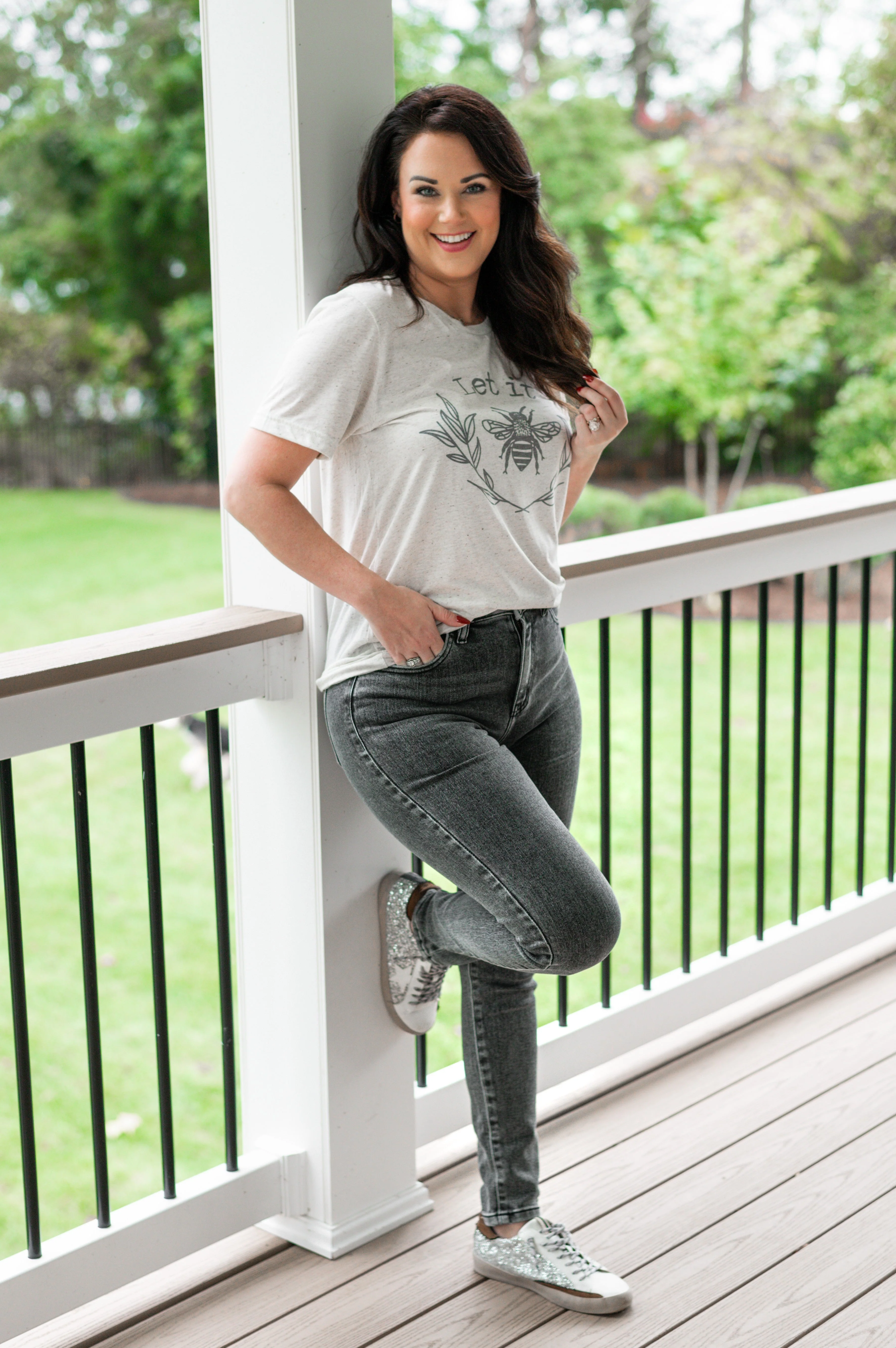 KanCan  Trend Setter Grey Non-Distressed Super Skinny Jeans - Image 5