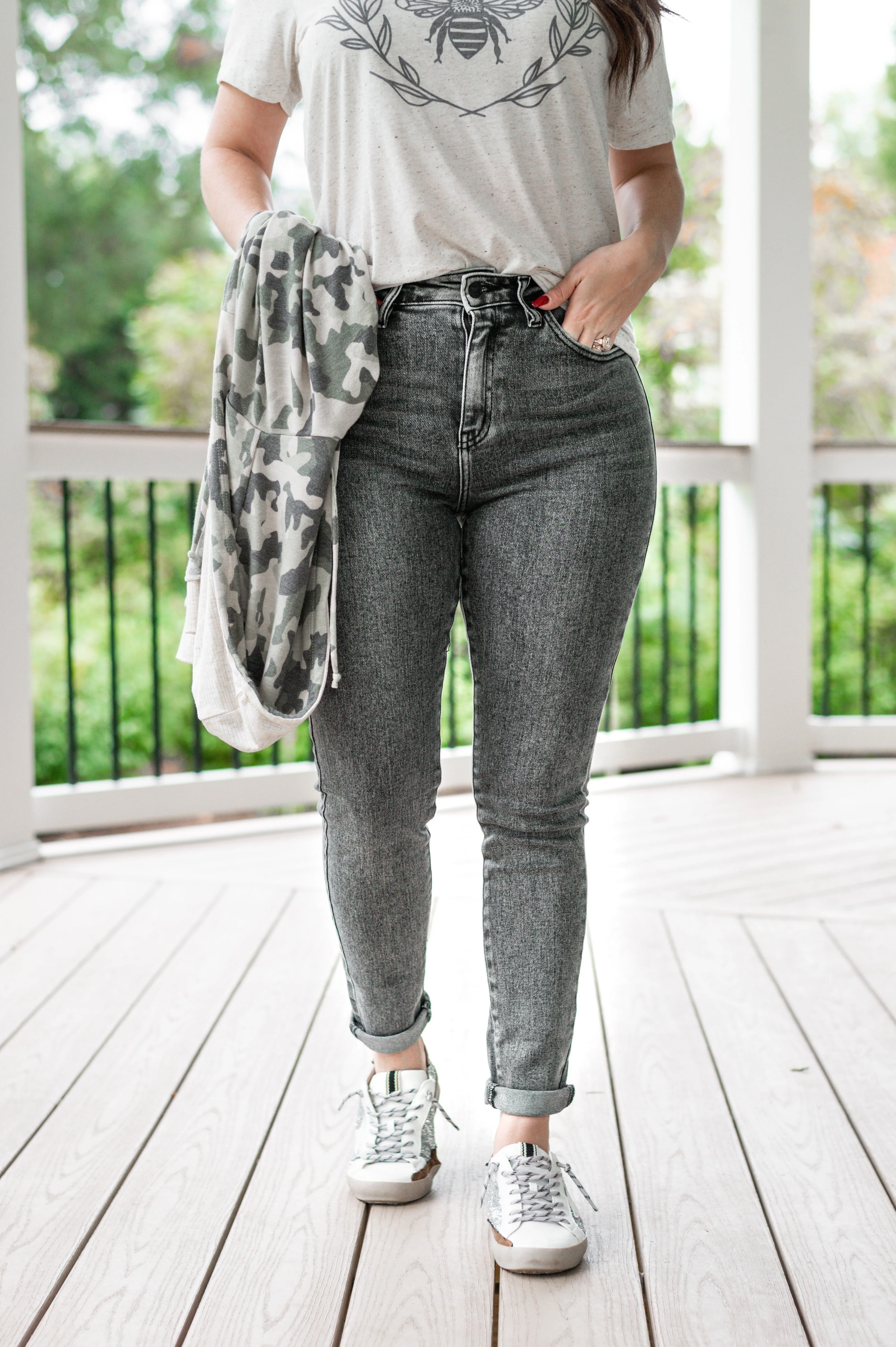 KanCan  Trend Setter Grey Non-Distressed Super Skinny Jeans - Image 6
