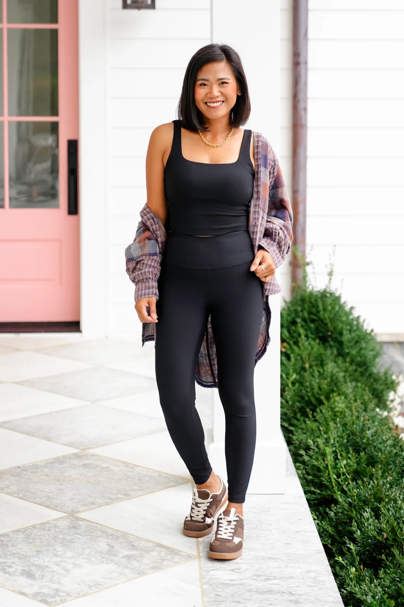 Ribbed Yoga Pants with Key Pocket - Image 5