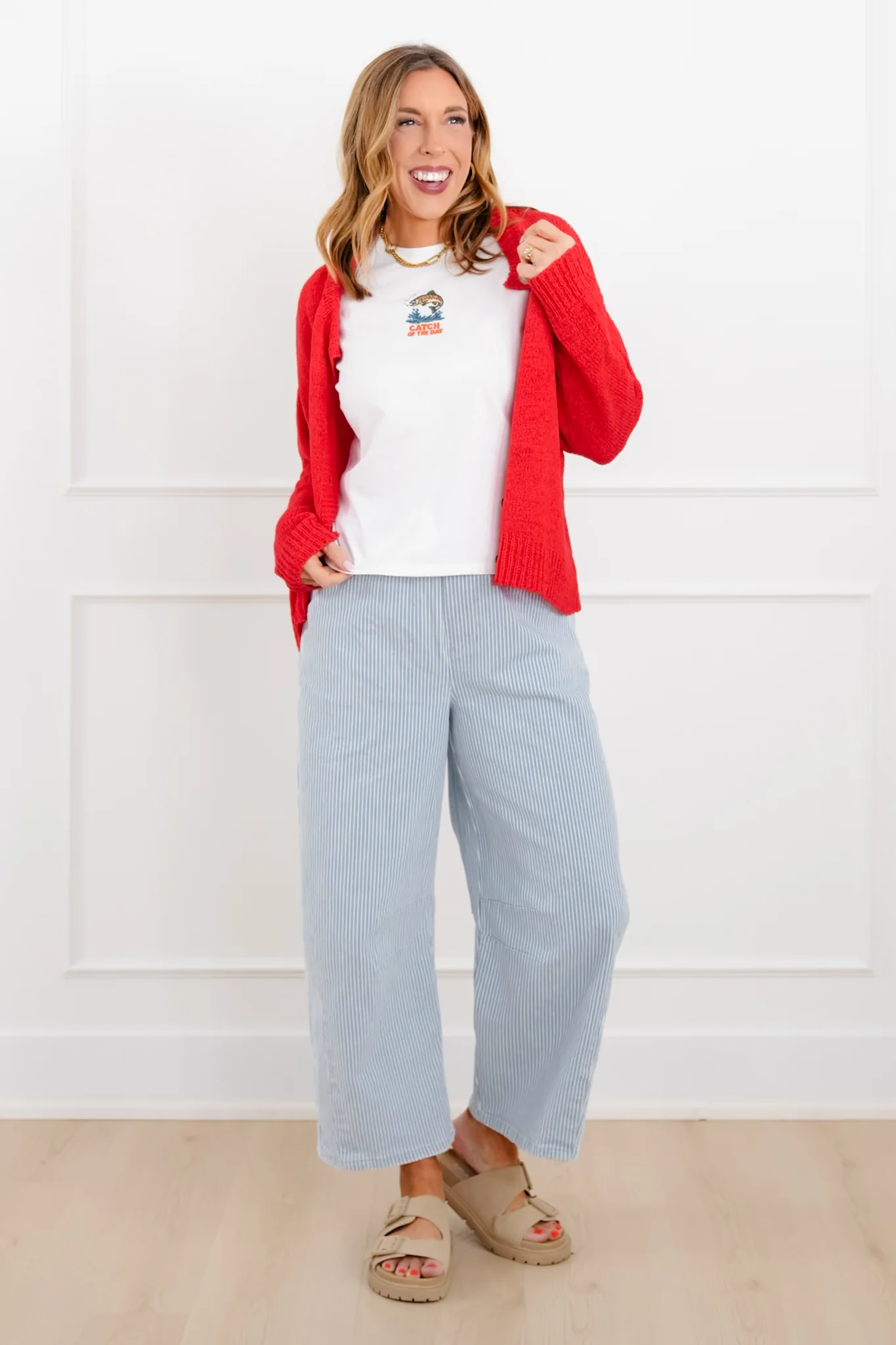 Long Sleeve Button Down Cardigan - Image 5