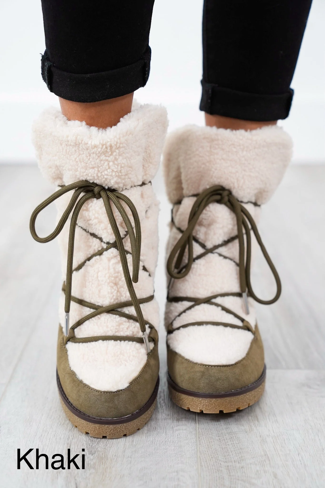 MIA Chic Ankle Boot with Sherpa Lining - Image 3