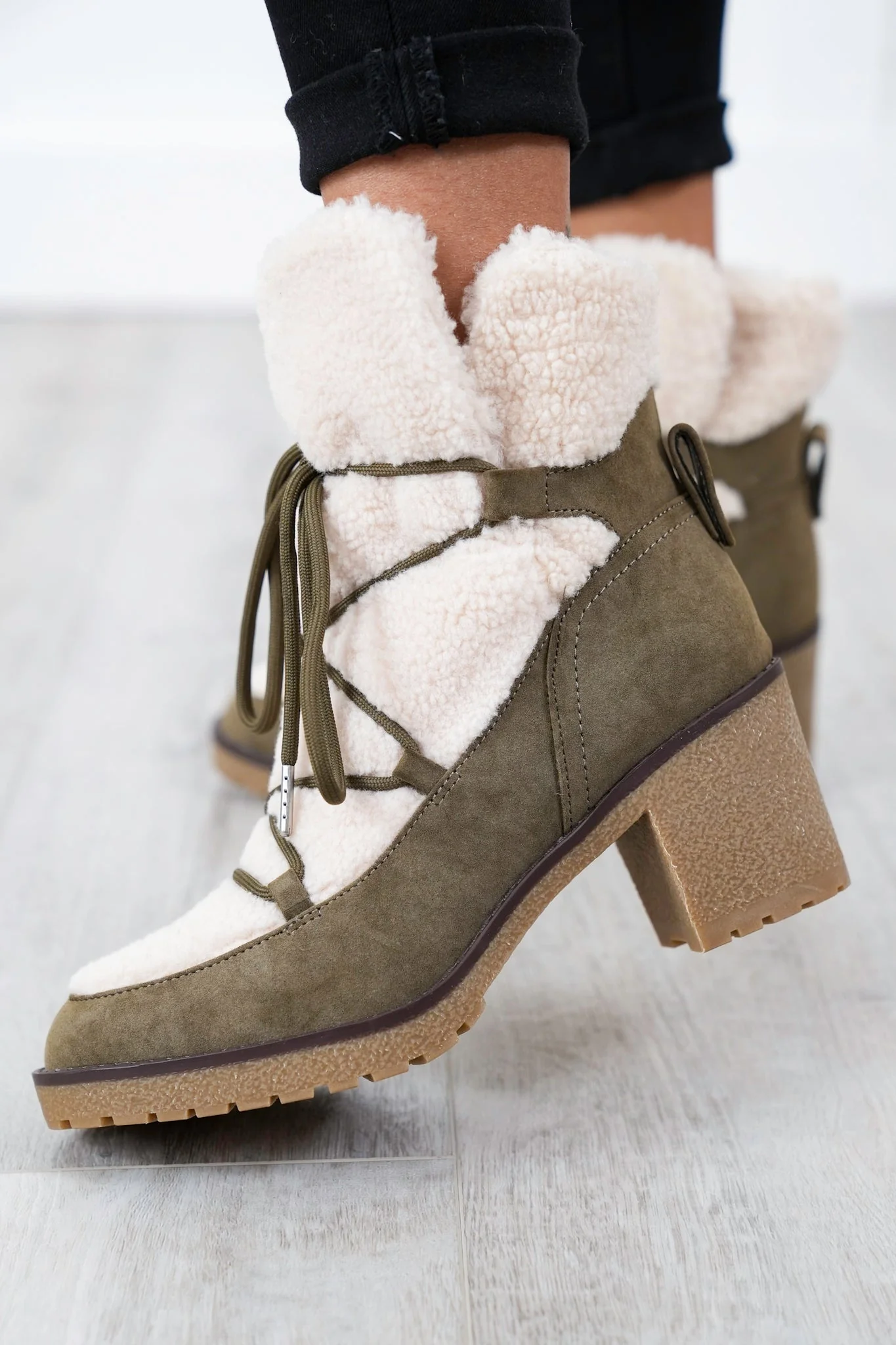 MIA Chic Ankle Boot with Sherpa Lining - Image 5