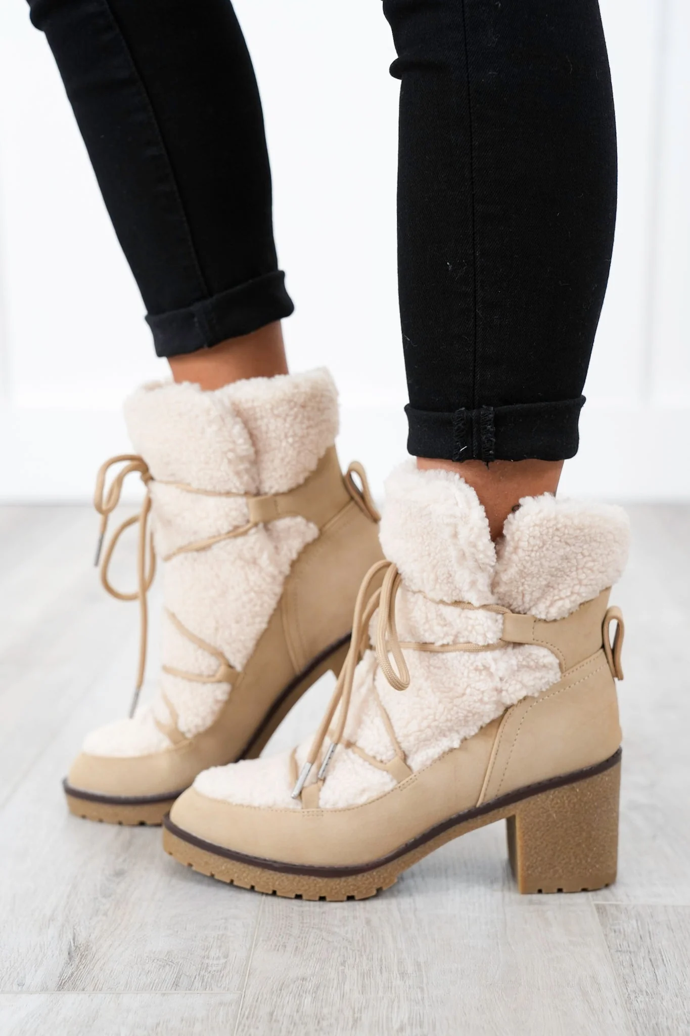 MIA Chic Ankle Boot with Sherpa Lining - Image 7