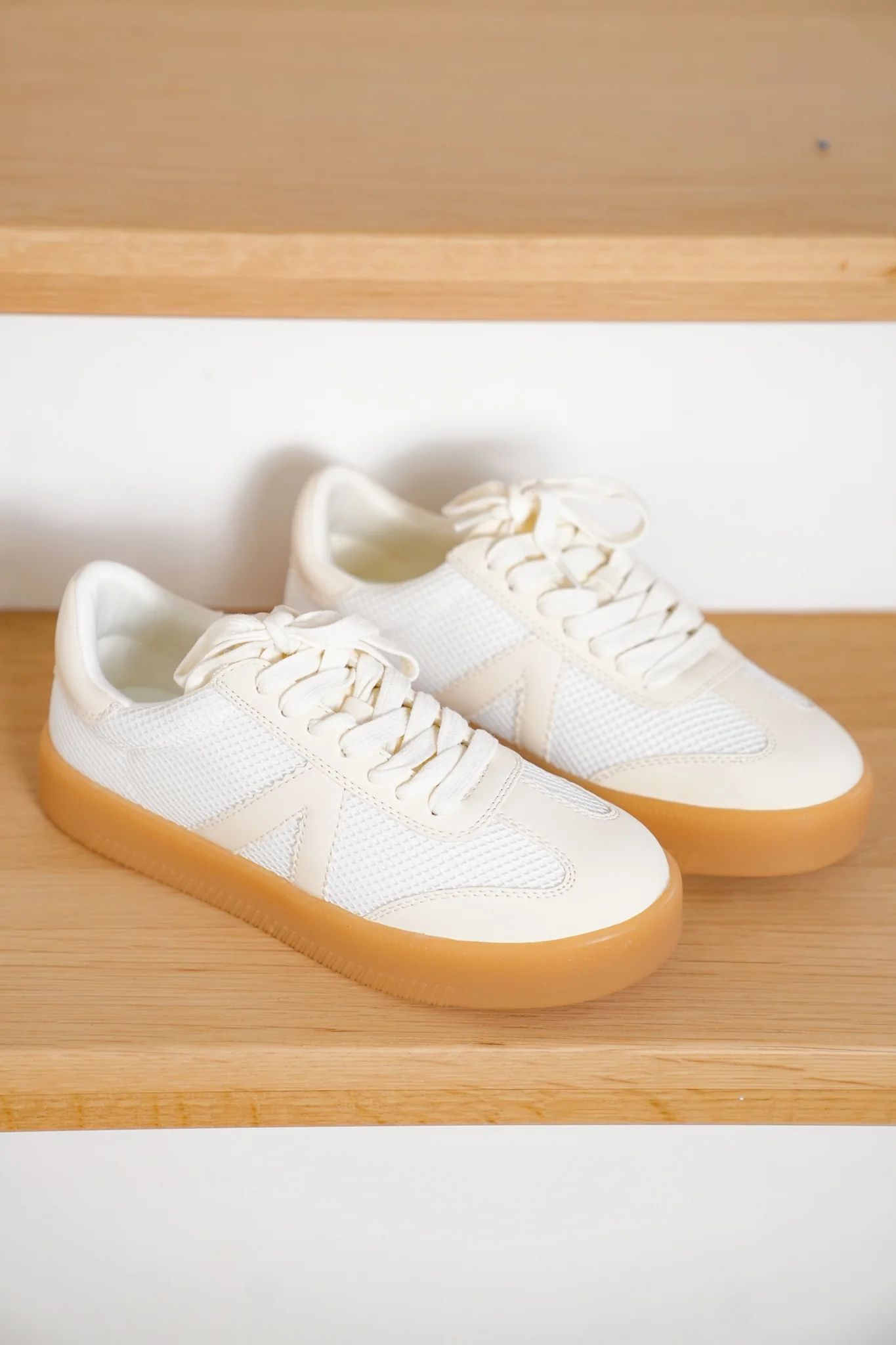 MIA Low Top Mesh Sneaker with V Design - Image 4