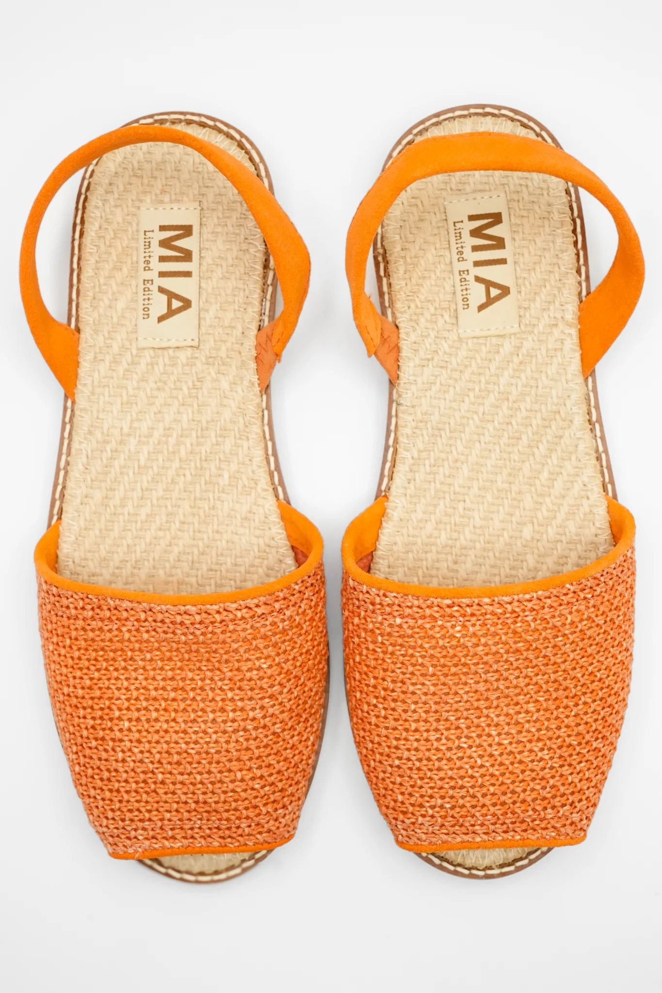MIA Textured Fabric Slingback Comfort Flat - Image 7