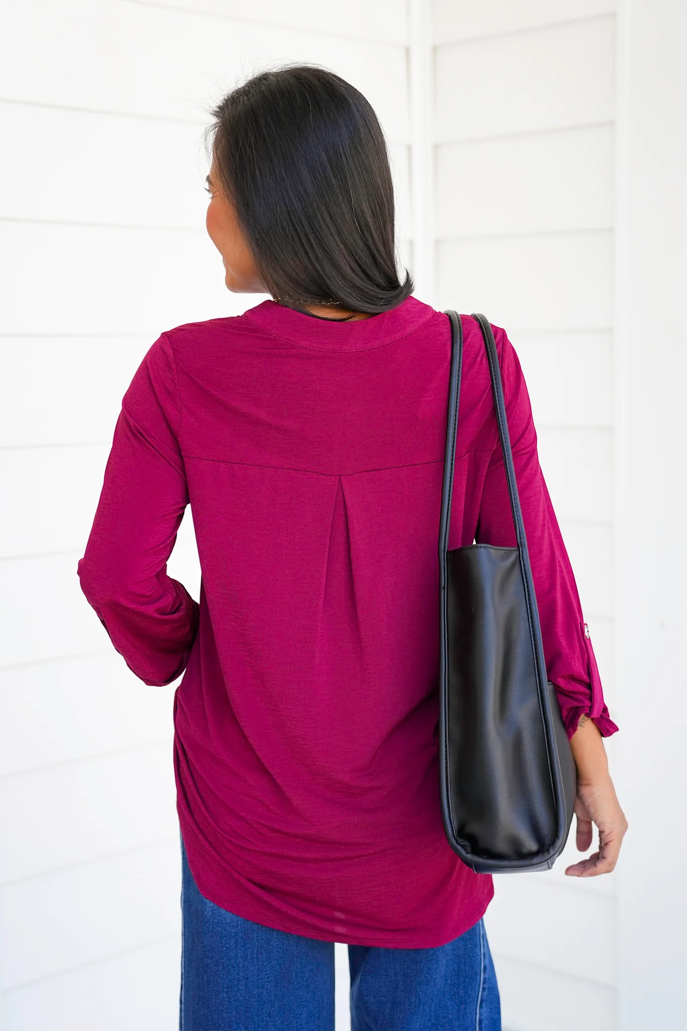 Door Buster! Plus/Reg 3/4 Sleeve Split Neck Tunic Top - Image 12