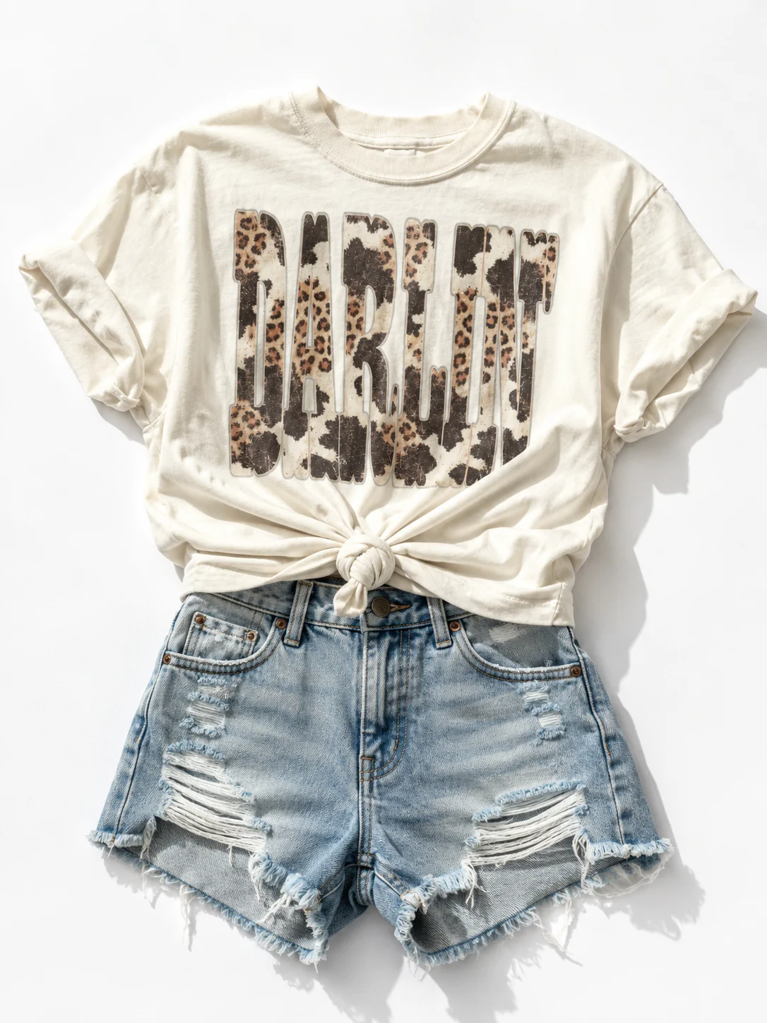 Plus/Reg Short Sleeve "Darlin'" Graphic Tee