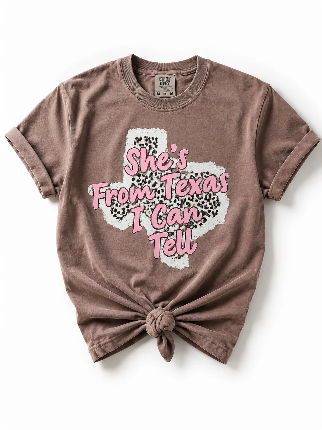 Plus/Reg Short Sleeve "She From Texas..." Graphic Tee