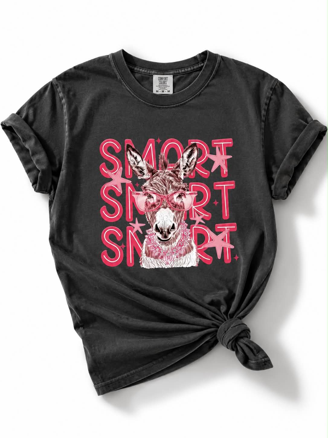 Plus/Reg Short Sleeve "Smart Ass" Graphic Tee