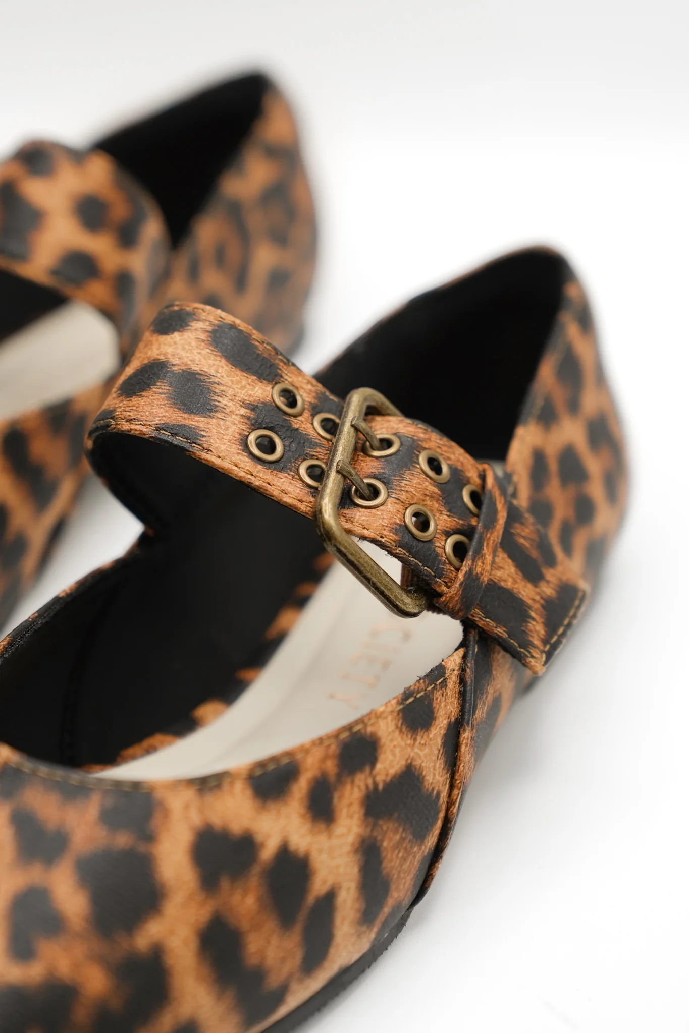 Printed Vegan Suede Mary Jane Flat - Image 3