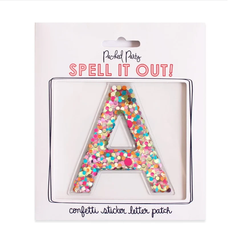 RESTOCK! Stick To It Confetti (Greek letters, alphabet, numbers, hearts) - Image 4