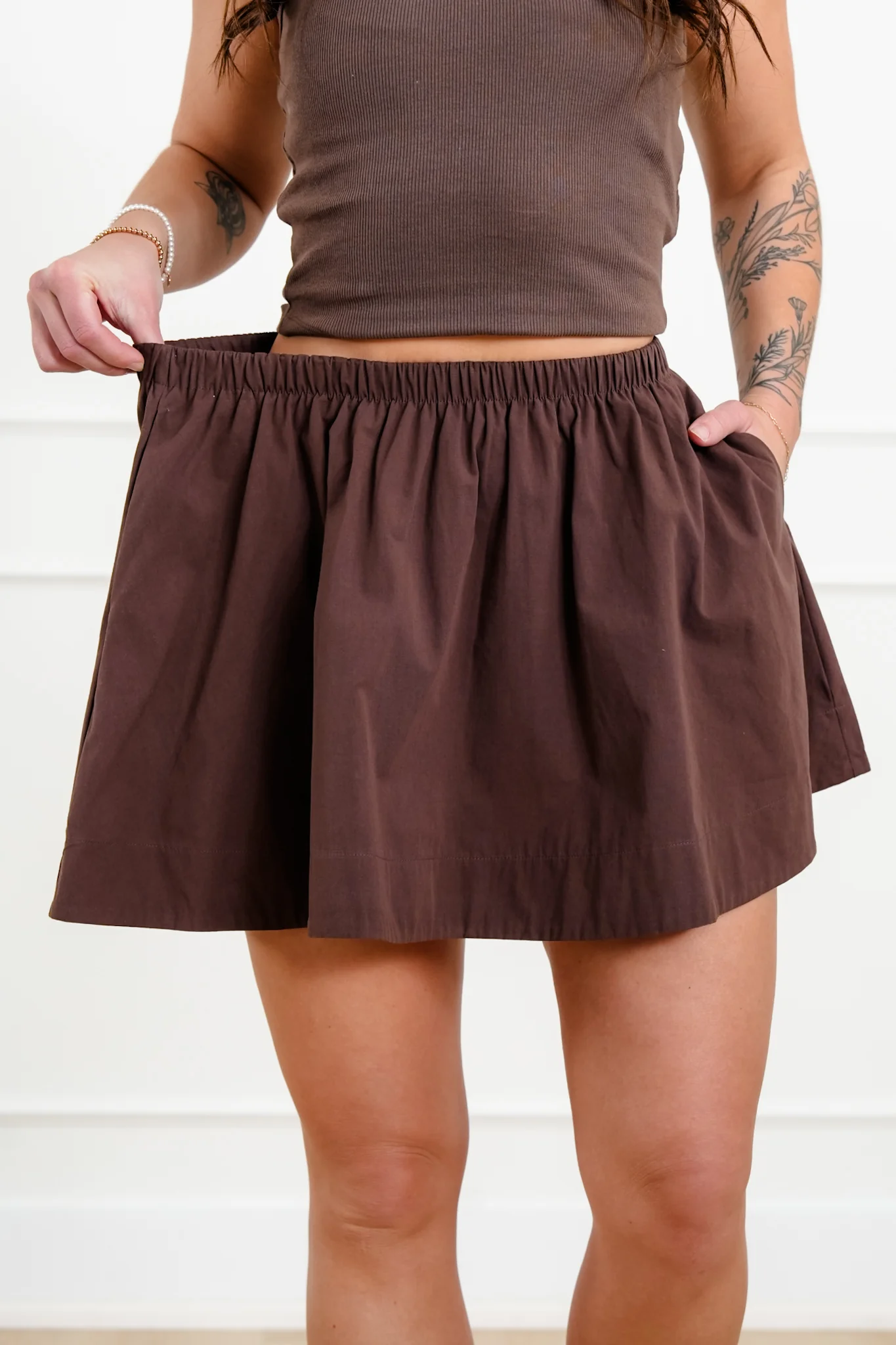 Restock! Ribbed Sleeveless Tank Top and Skirt Set - Image 9