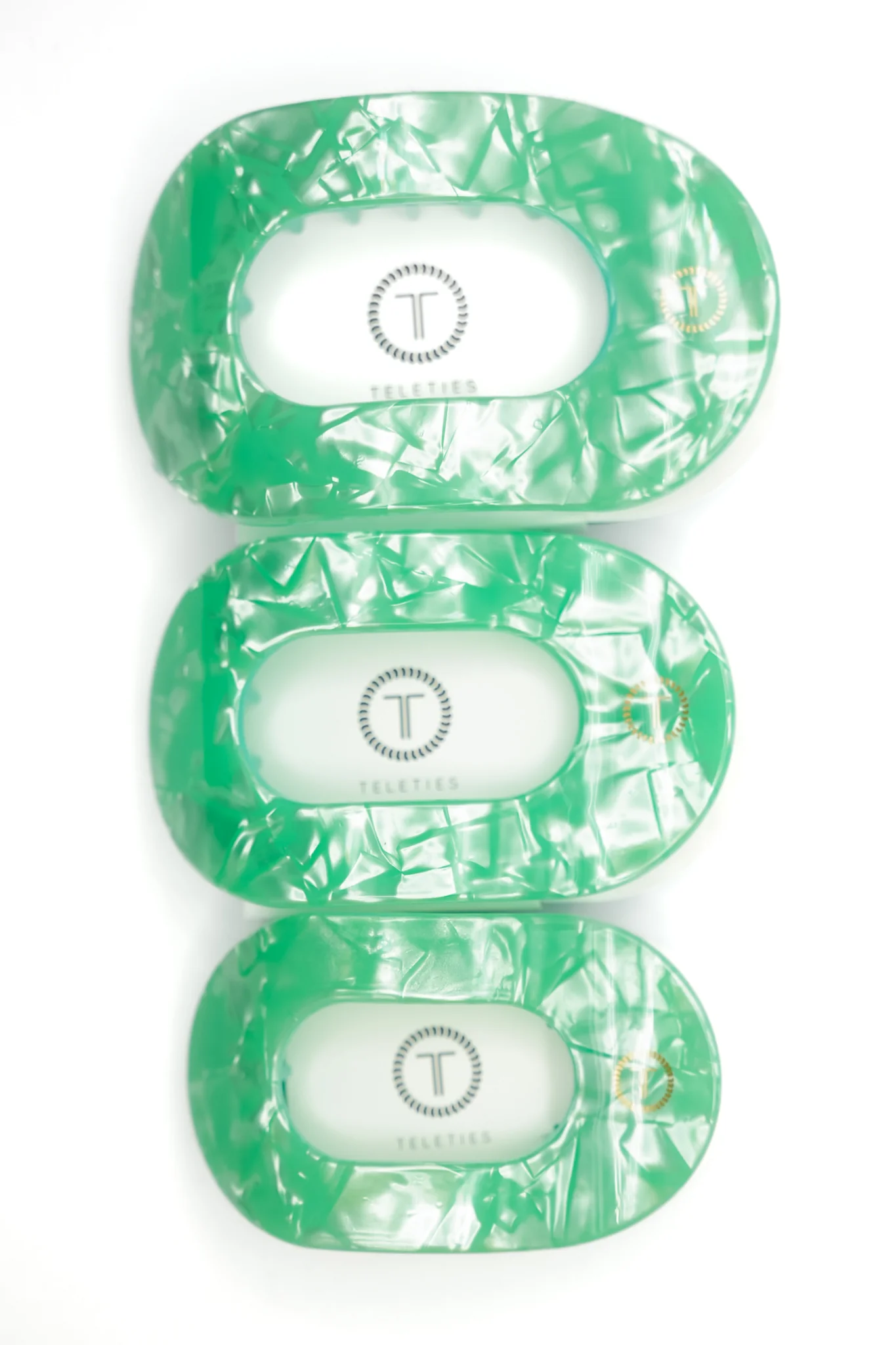 Teleties Flat Round Spring Splash Hair Clips *Final Sale* - Image 3