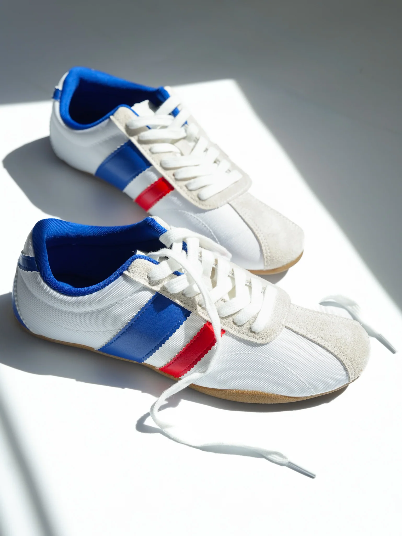 Vegan Suede Minimalist Canvas Lace Up - Image 2