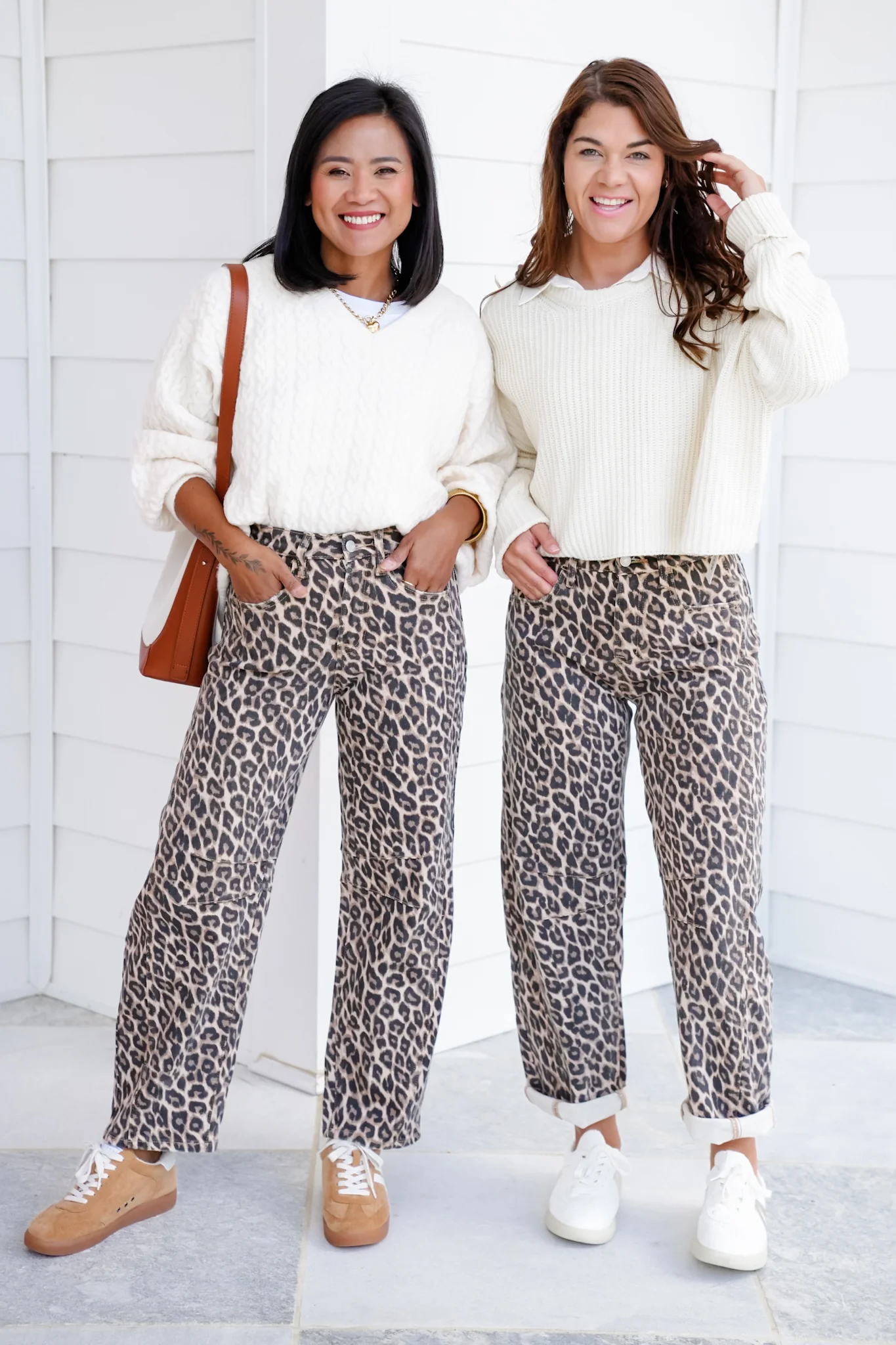 Vervet High Rise Leopard Barrel Jeans - Image 7